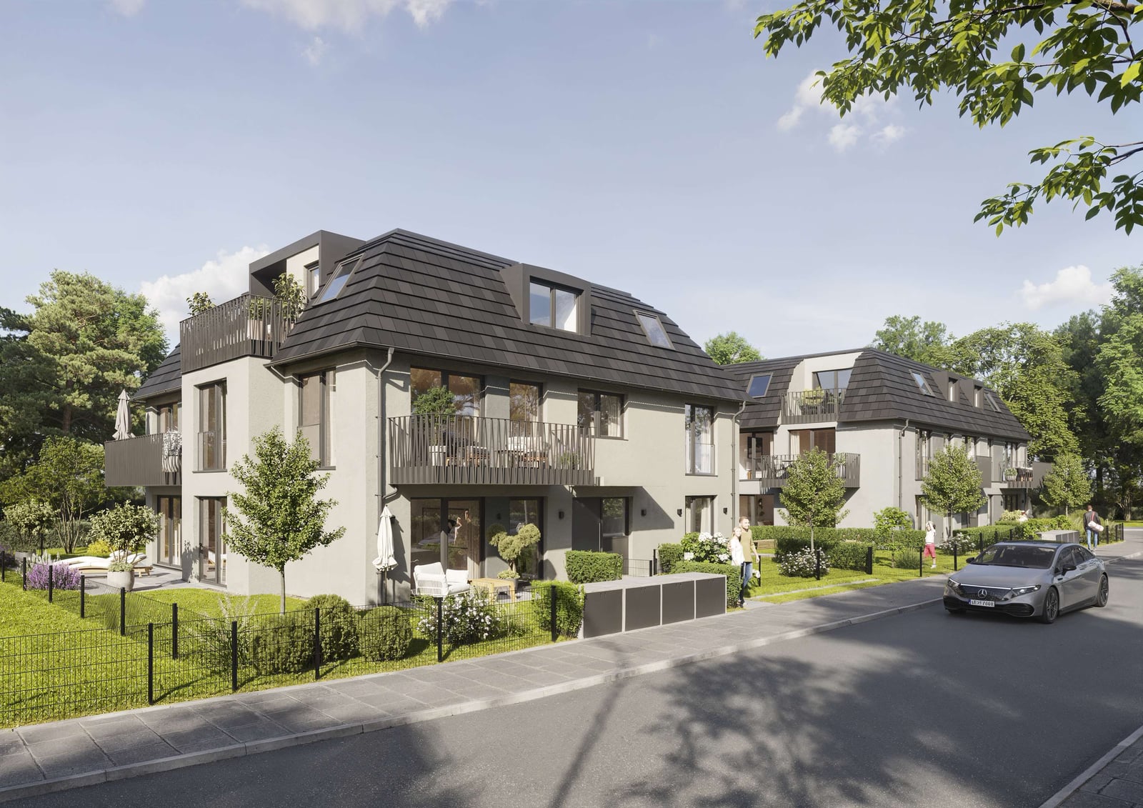 3-Zimmer-Neubau mit Dachterrasse — Ansicht 4