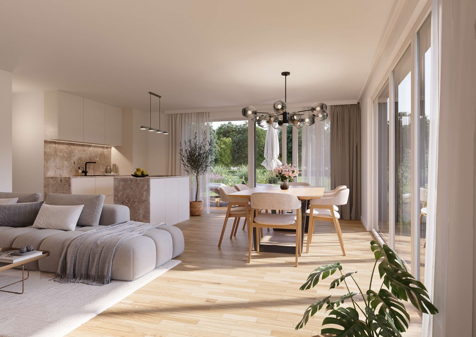 3-Zimmer-Neubau mit Dachterrasse — Ansicht 1