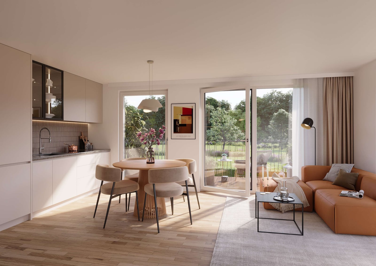 3-Zimmer-Neubau mit Dachterrasse — Ansicht 2